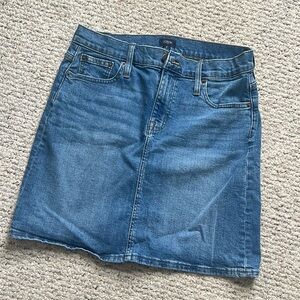 JCrew denim skirt